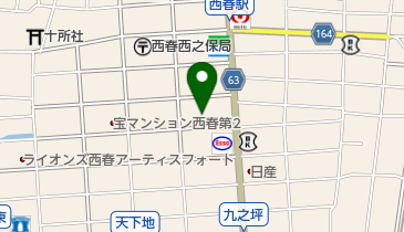 肉のヒロシの地図画像