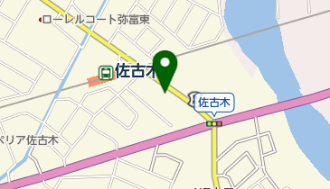 佐藤時計店の地図画像