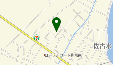 美容室ヒノ木の地図画像