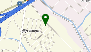 ポプラ美容室の地図画像