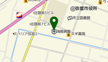 弥富市役所 地域包括支援センターの地図画像