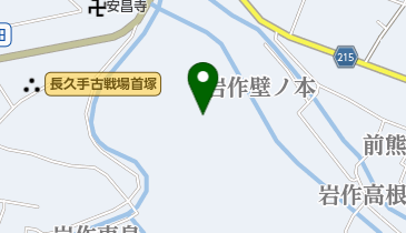 岩作御嶽山の地図画像