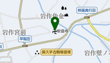 安昌寺の地図画像