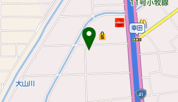 松本車体整備株式会社の地図画像