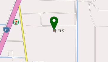 トヨタ自動車株式会社大口部品センターの地図画像