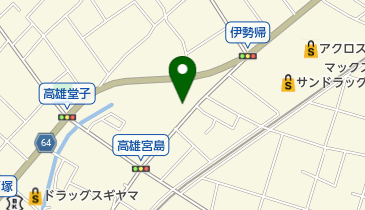 しもとの神社の地図画像