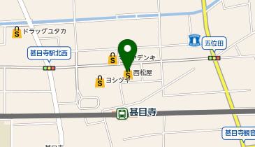 エリートクリーニングヨシヅヤ甚目寺店の地図画像