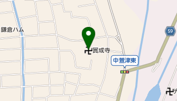 実成寺の地図画像