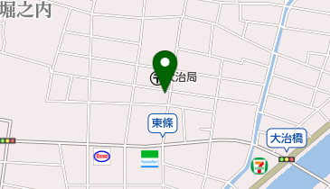 ハルクリーニング店の地図画像