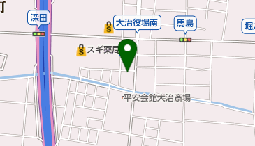 ネッシー美容室の地図画像