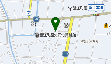 上之町公民館の地図画像
