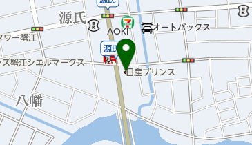 日産プリンス名古屋販売株式会社新車拠点蟹江店の地図画像