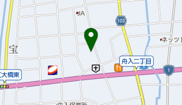 綿元商店の地図画像