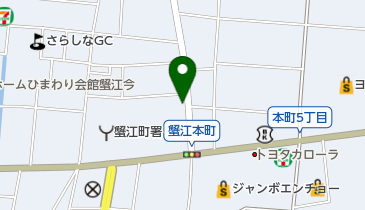 美容室ハヤセの地図画像