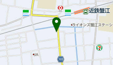 メガネのカニエの地図画像