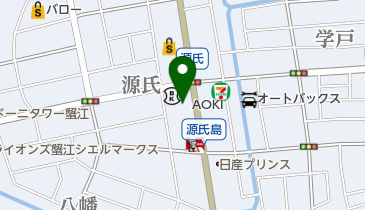 名阪紳士服蟹江店の地図画像