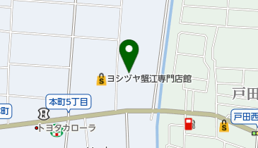日酸TANAKA株式会社中部支店の地図画像