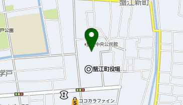 蟹江町役場 体育館の地図画像