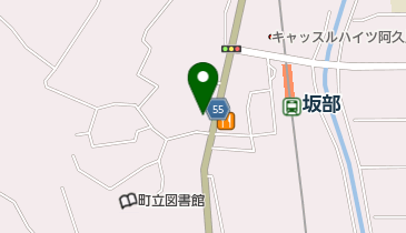 さかべ理容の地図画像