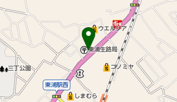 まるみ化粧品店の地図画像