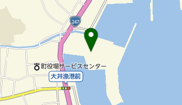 大井漁協の地図画像