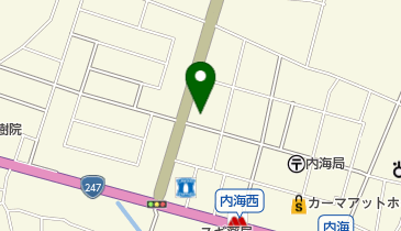 ビューティにしやまの地図画像