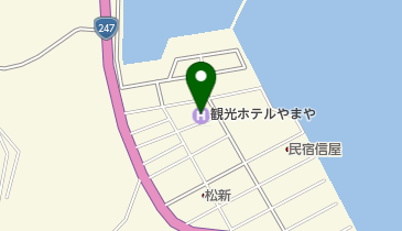 残酷亭の地図画像