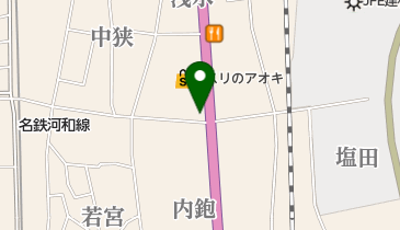 知多鈑装の地図画像