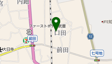 フジイ自動車の地図画像