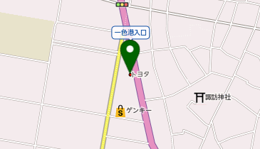 ネッツトヨタ愛知株式会社一色店の地図画像