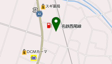 あさひや靴店吉良店の地図画像