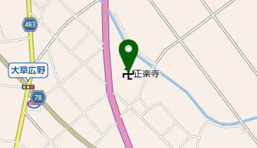 正楽寺の地図画像