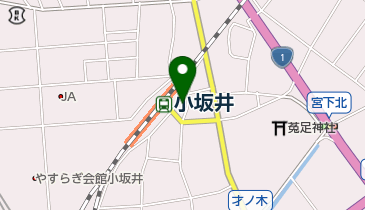 マルキョウ美顔教室の地図画像