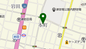 津トレーニングセンターの地図画像