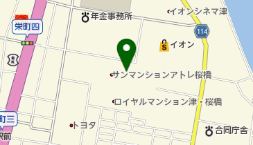 西口金物株式会社の地図画像