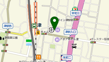 アデランス津の地図画像