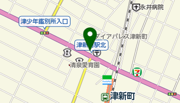 津・数学ゼミナールの地図画像