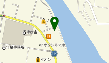 津トップアスレティッククラブの地図画像