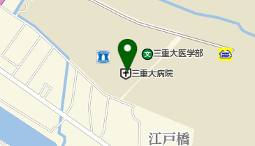 三重県立 かがやき特別支援学校 大学病院内教室の地図画像