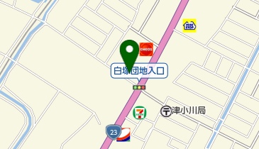 山舖モータースの地図画像