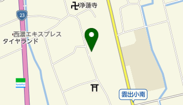 常念寺の地図画像