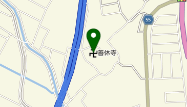 善休寺の地図画像