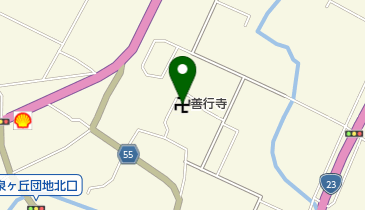 善行寺の地図画像