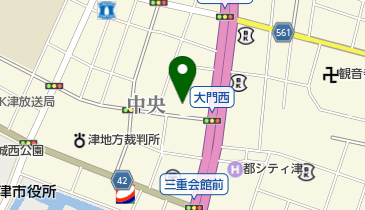 岡三証券株式会社津支店の地図画像