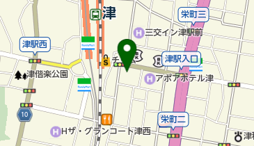 野村證券株式会社津支店の地図画像