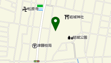 津八幡宮の地図画像