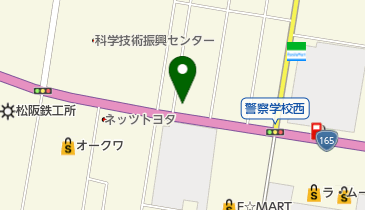 有限会社花の曽山の地図画像