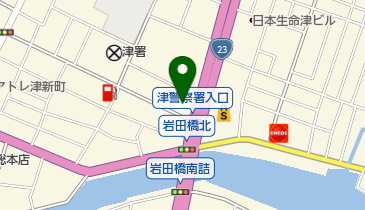 島時計店の地図画像