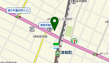 プラージュ 津新町店の地図画像