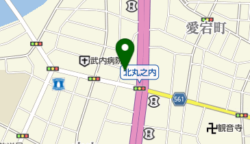 魚磯商店の地図画像